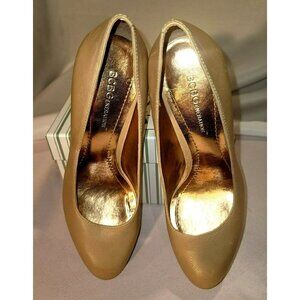 BCBGenerations Nude Leather Pumps - Tina's Dallas Vintage - Size 7